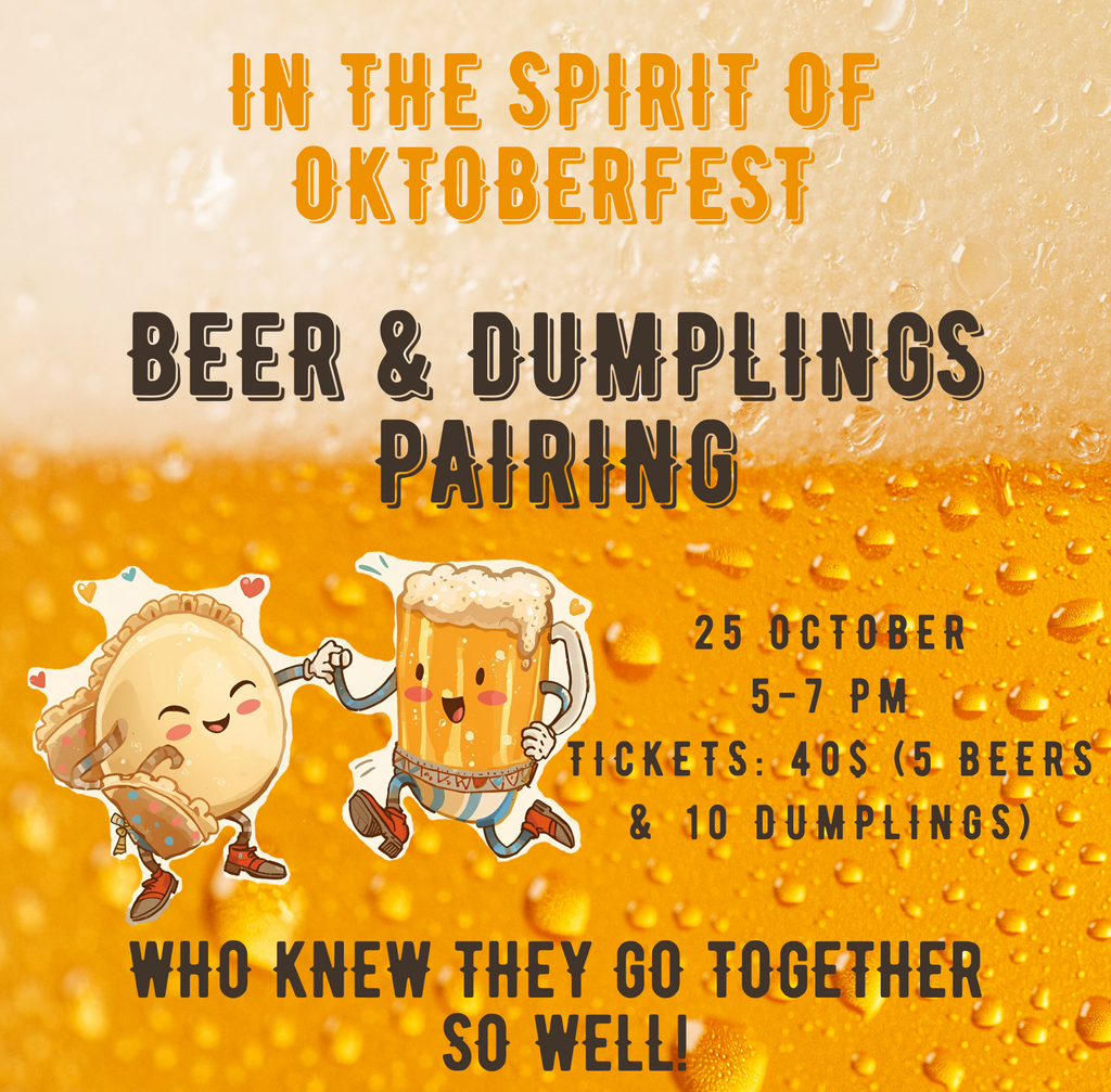 Dumpling's and Beer Pairing