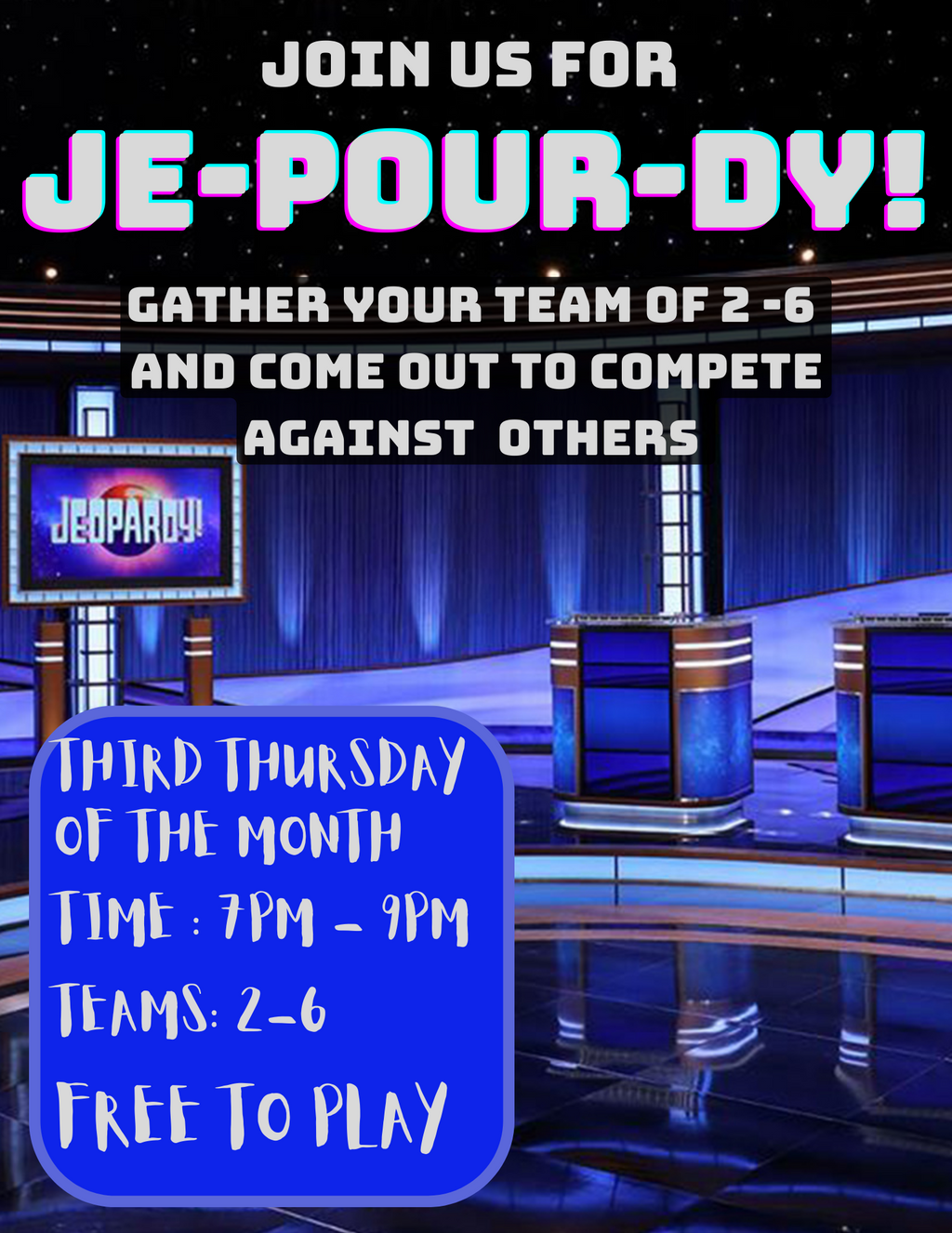 JE-POUR-DY, Thursday May 16th