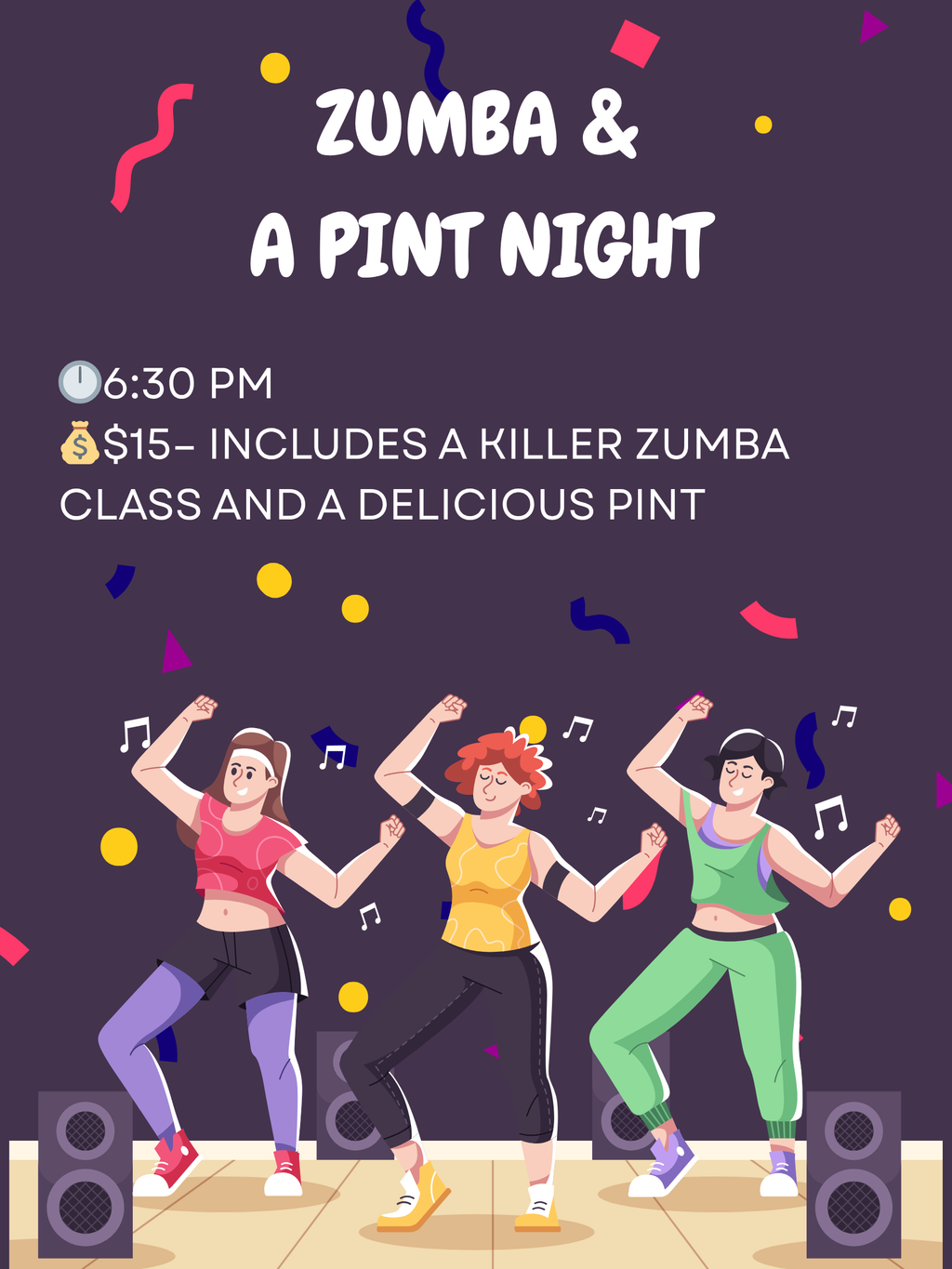 Zumba & A Pint Night at Rainhard Brewery!